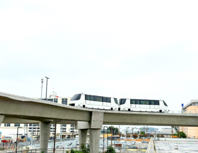 Automated People Mover Train Car Commences Testing at LAX