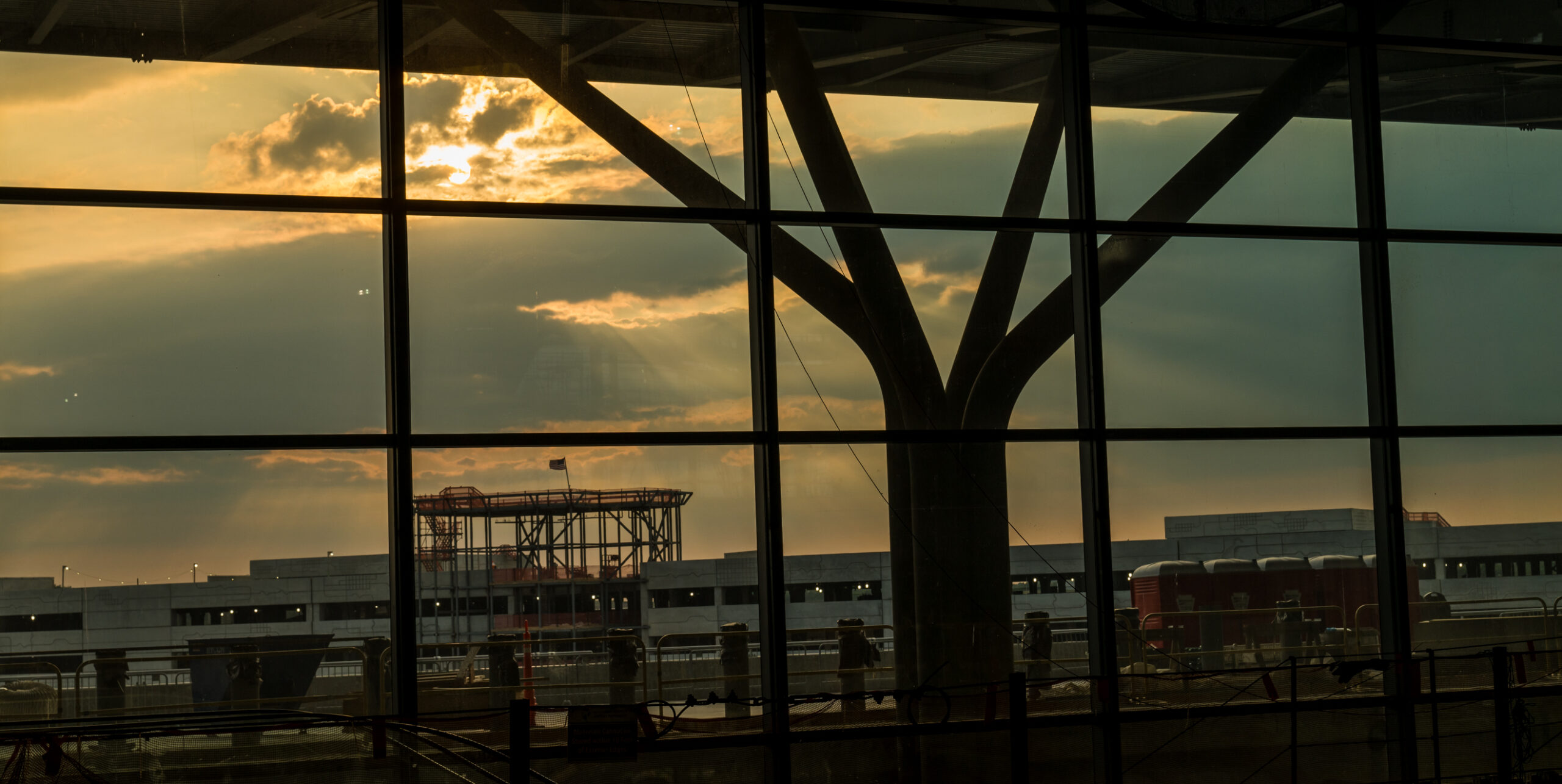 Construction work on the new PIT terminal