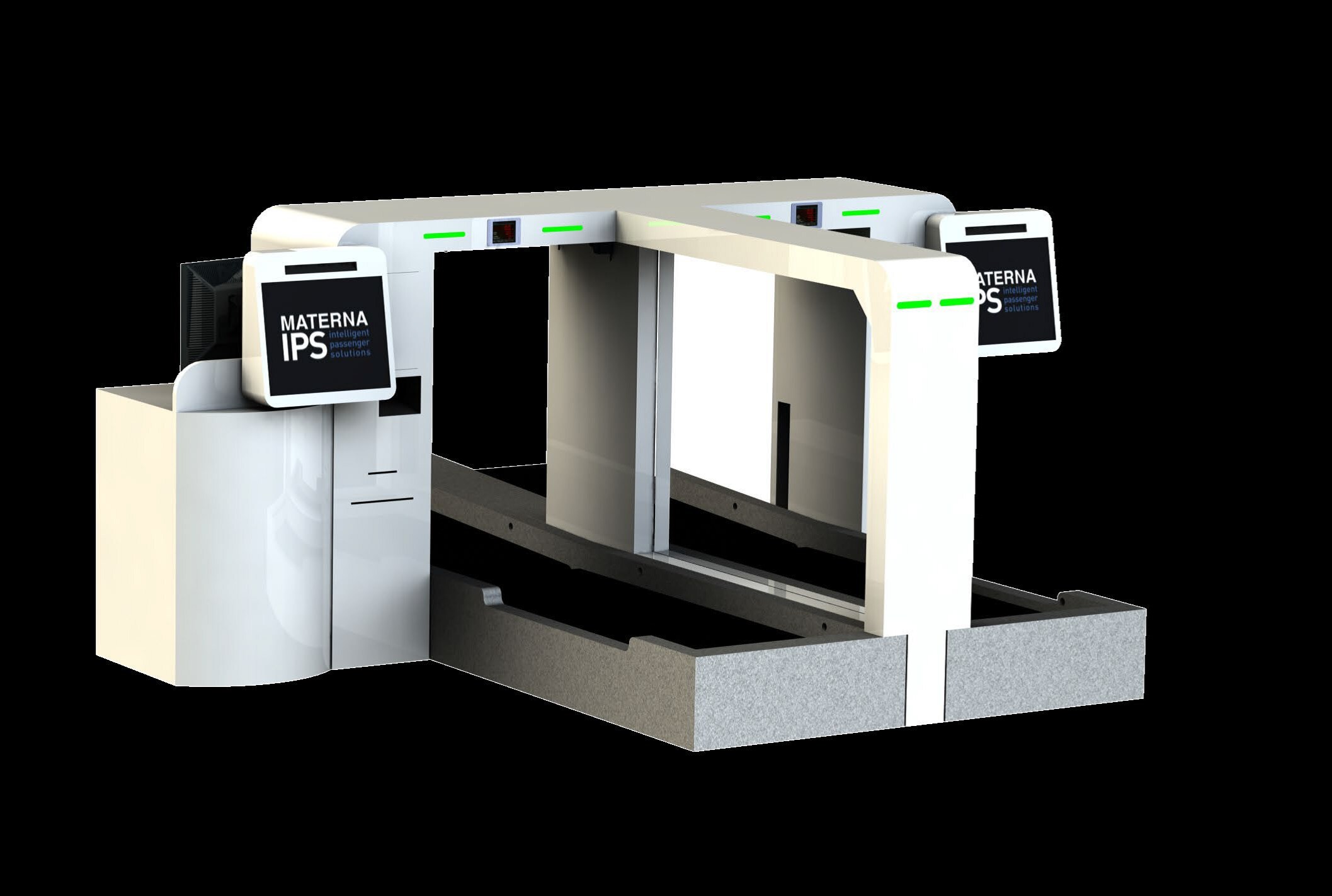 JFK Terminal 6 passengers will use the new Materna hybrid self-service bag drop machines when the terminal opens in 2026