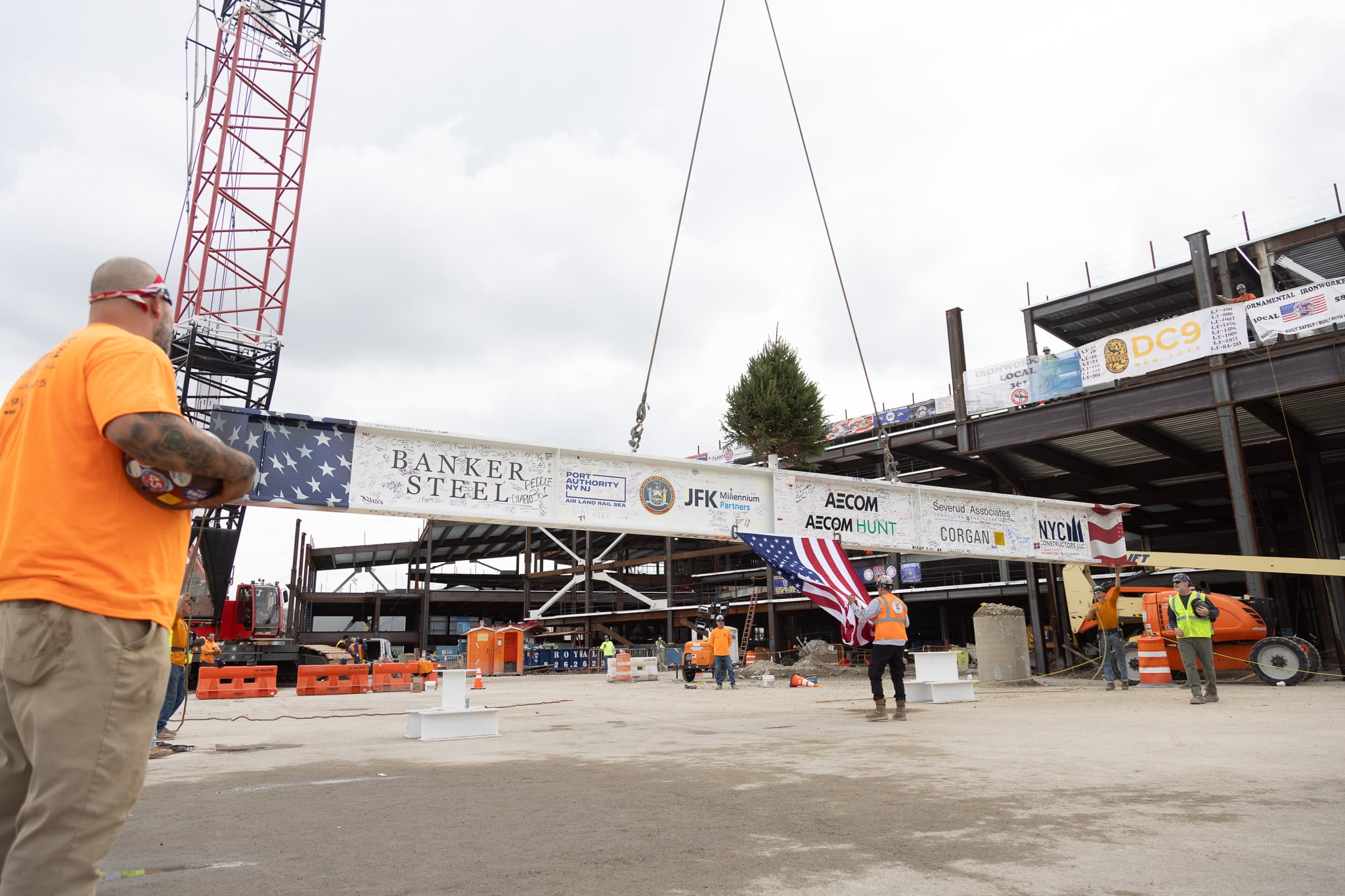 JFK Terminal 6 Topping-Off Ceremony