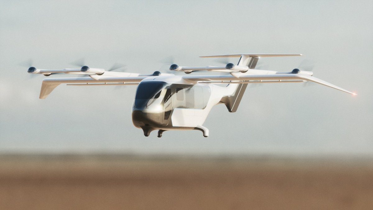 An eVTOL aircraft 