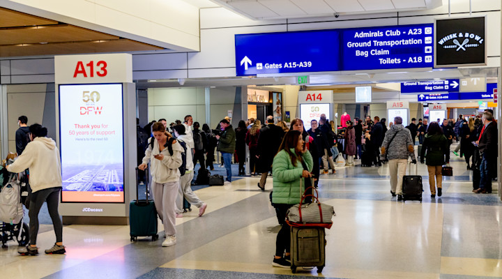 Thanksgiving travel at DFW Airport