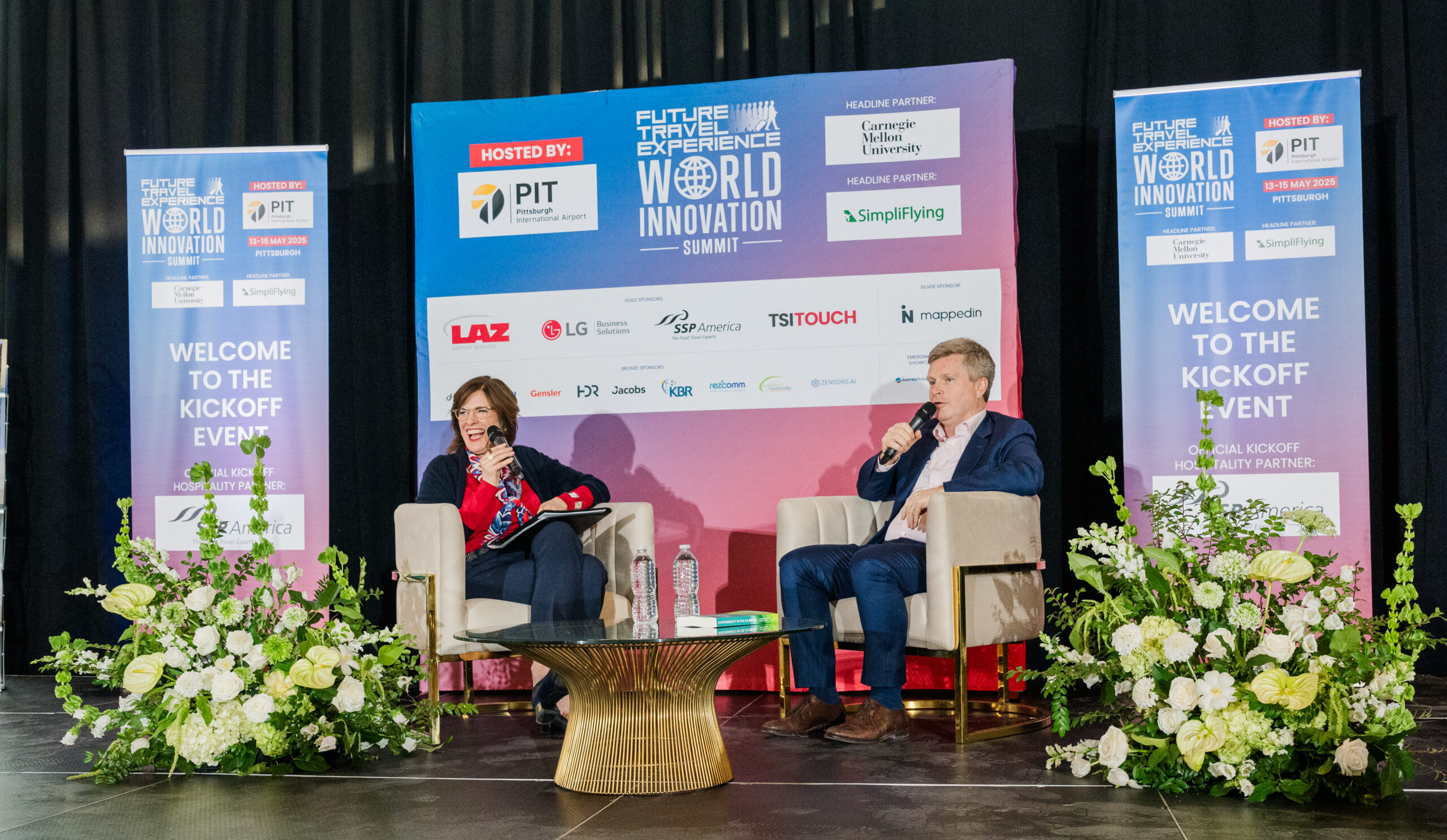 Christina Cassotis, PIT CEO and Sean Doyle, British Airways CEO