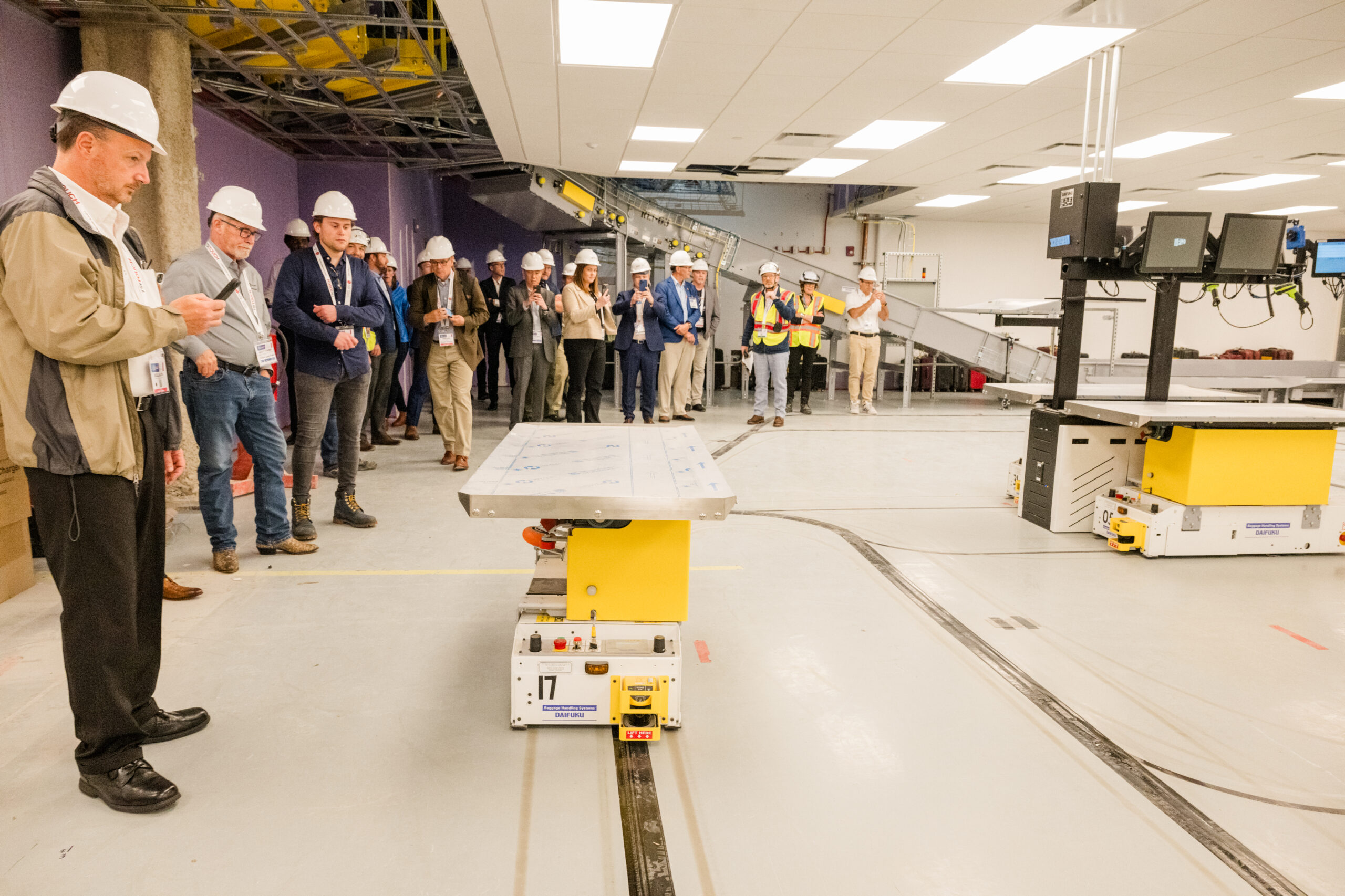 Baggage Handling Equipment Demo at the New Terminal