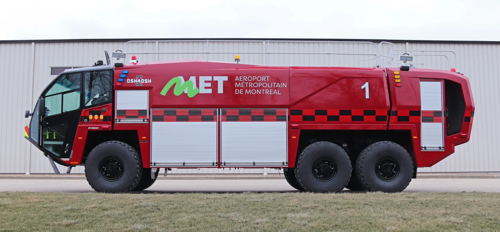 The new ARFF vehicles will support MET – Montreal Metropolitan Airport’s transition from a regional airfield to a major domestic hub.
