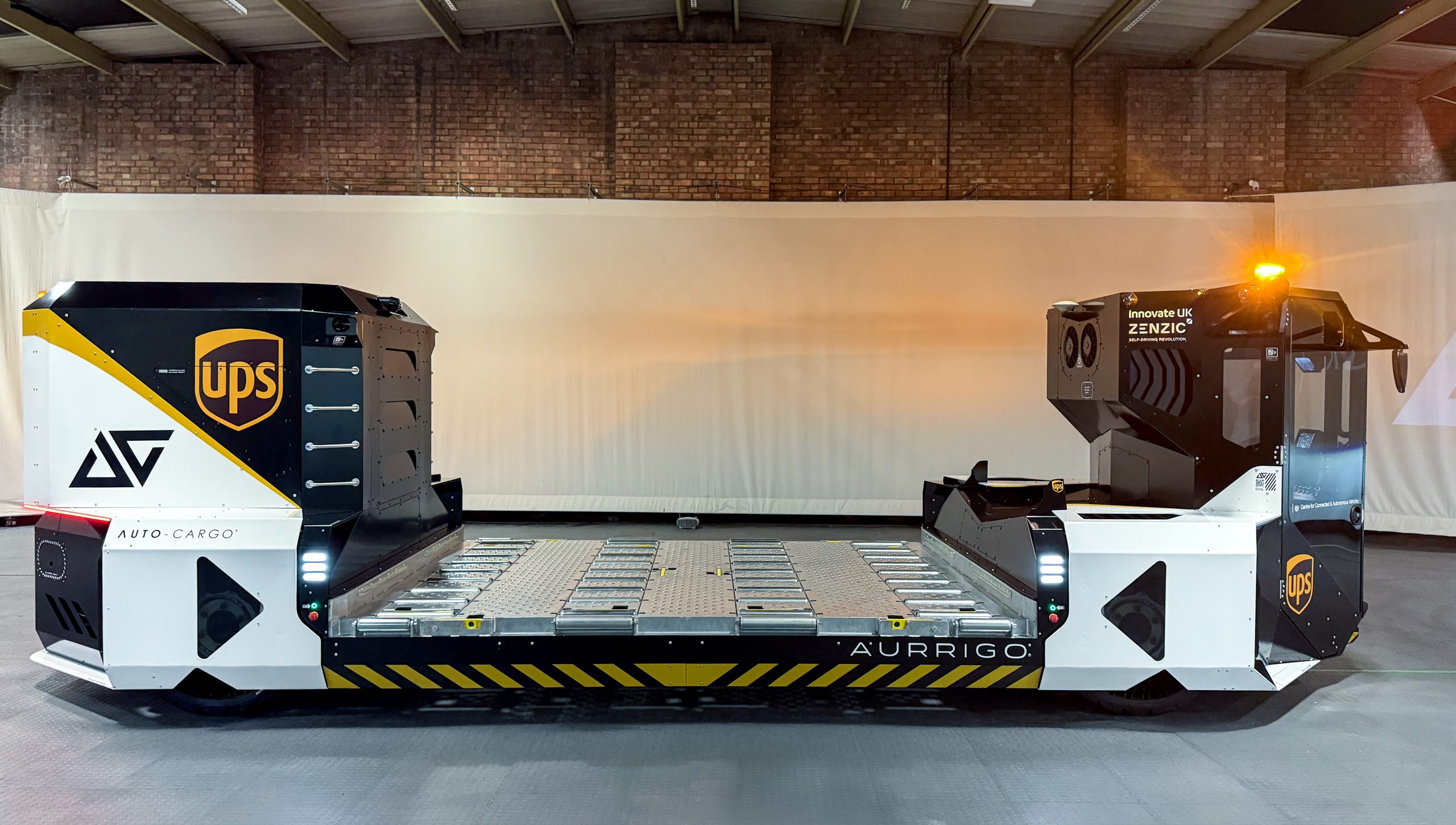 The Aurrigo auto-cargo autonomous cargo dolly