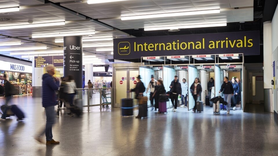London Gatwick International Arrivals