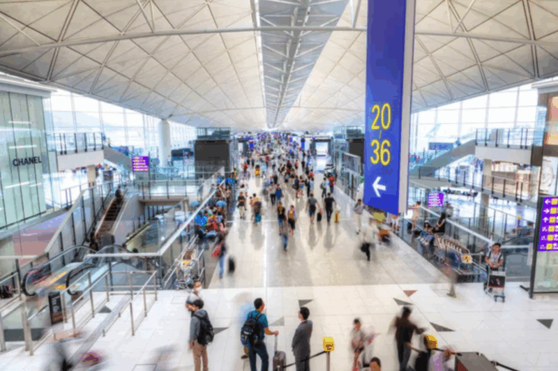 Hong Kong International Airport interior
