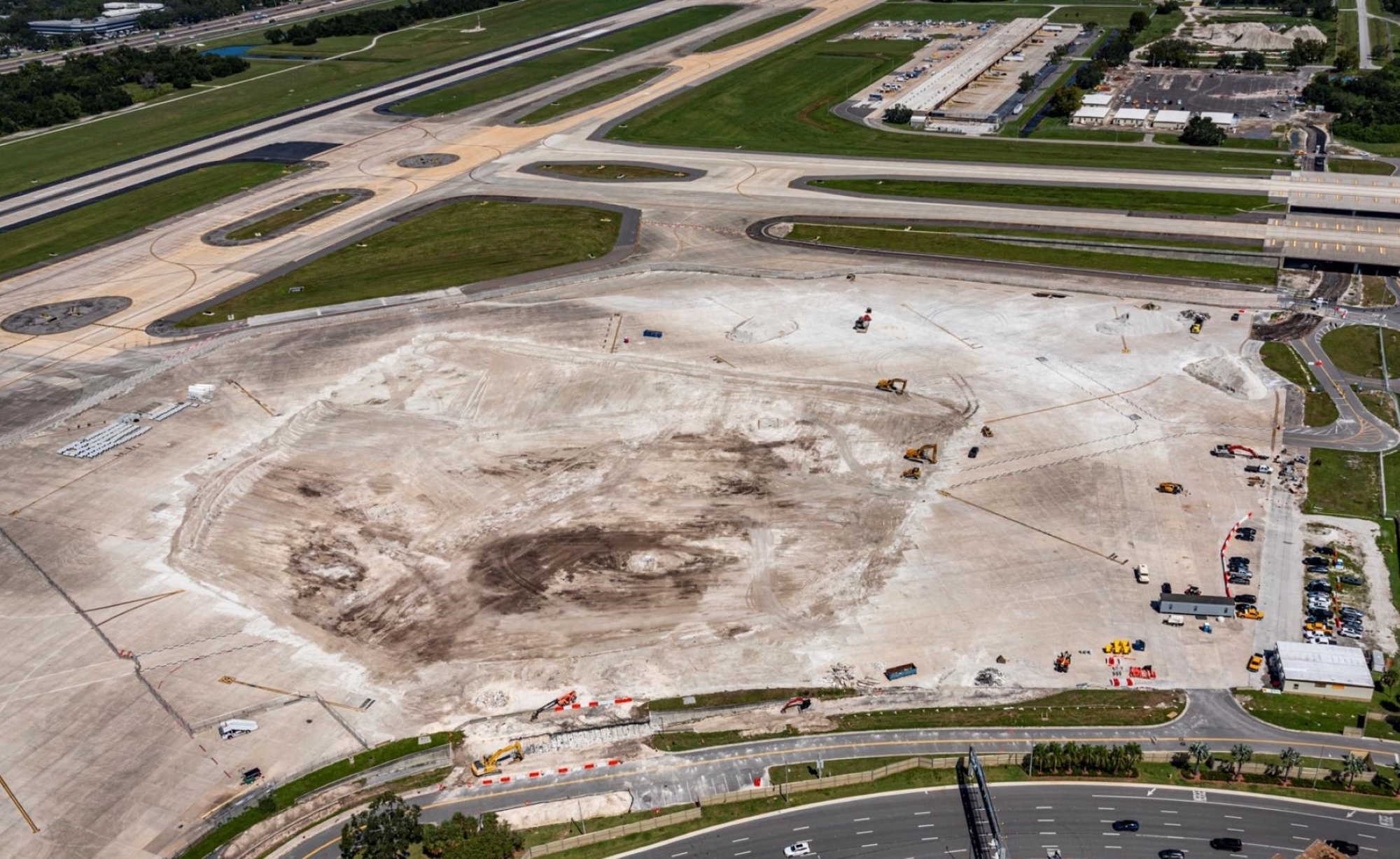 The site of the new Airside D