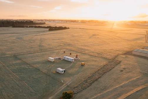 Fabrum’s liquid hydrogen test facility at Christchurch Airport