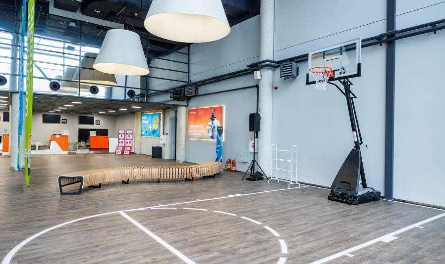 Kaunas Airport's Basketball Court