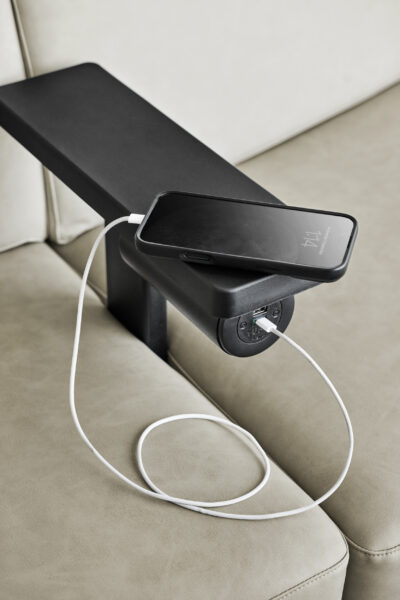 Phone charging at Adelaide Airport lounge