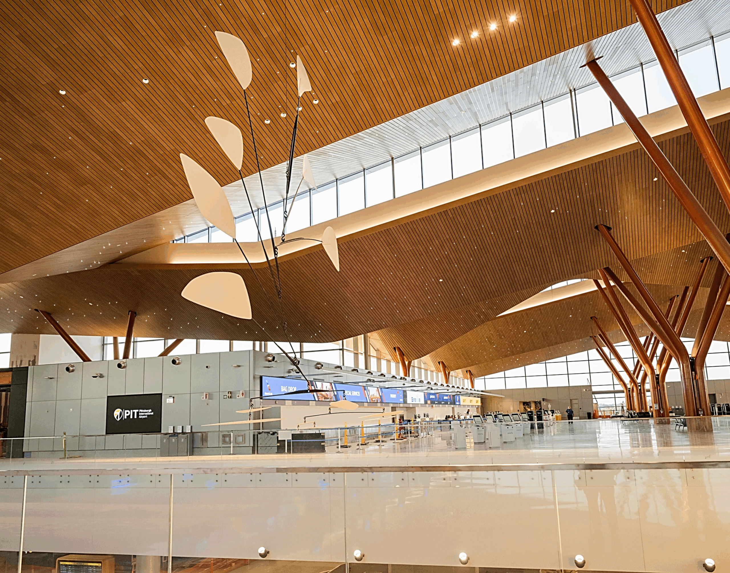 Pittsburgh International Airport New Terminal Interior