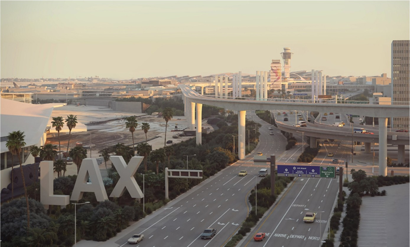 Exterior of Los Angeles International Airport