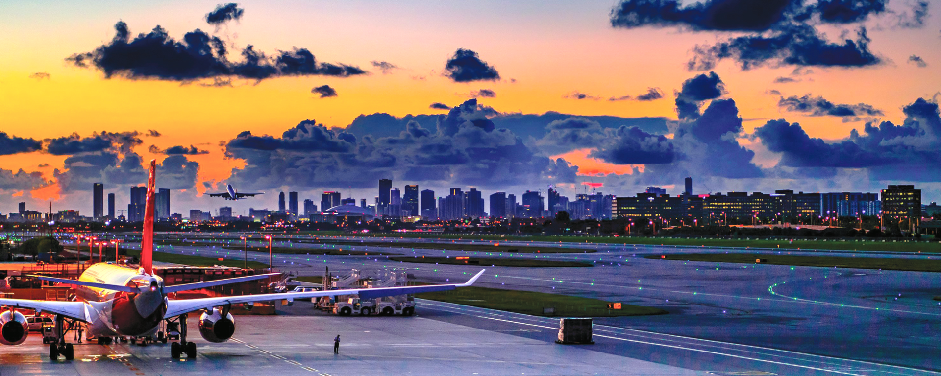Miami International Airport's south runway