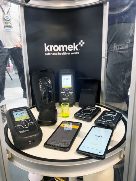 Kromek detectors on Scopex’s stand
