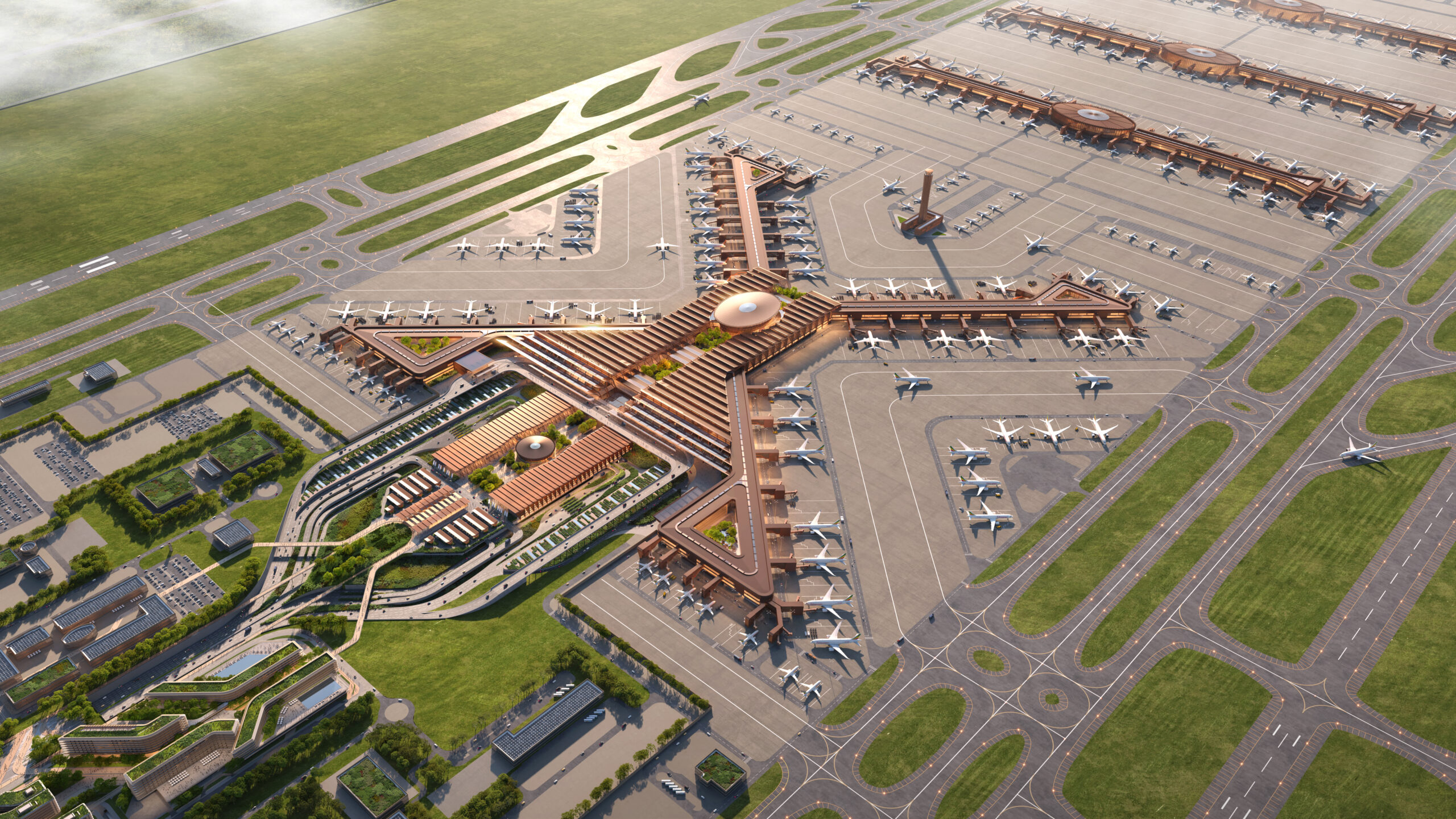 Bishoftu International Airport rendering