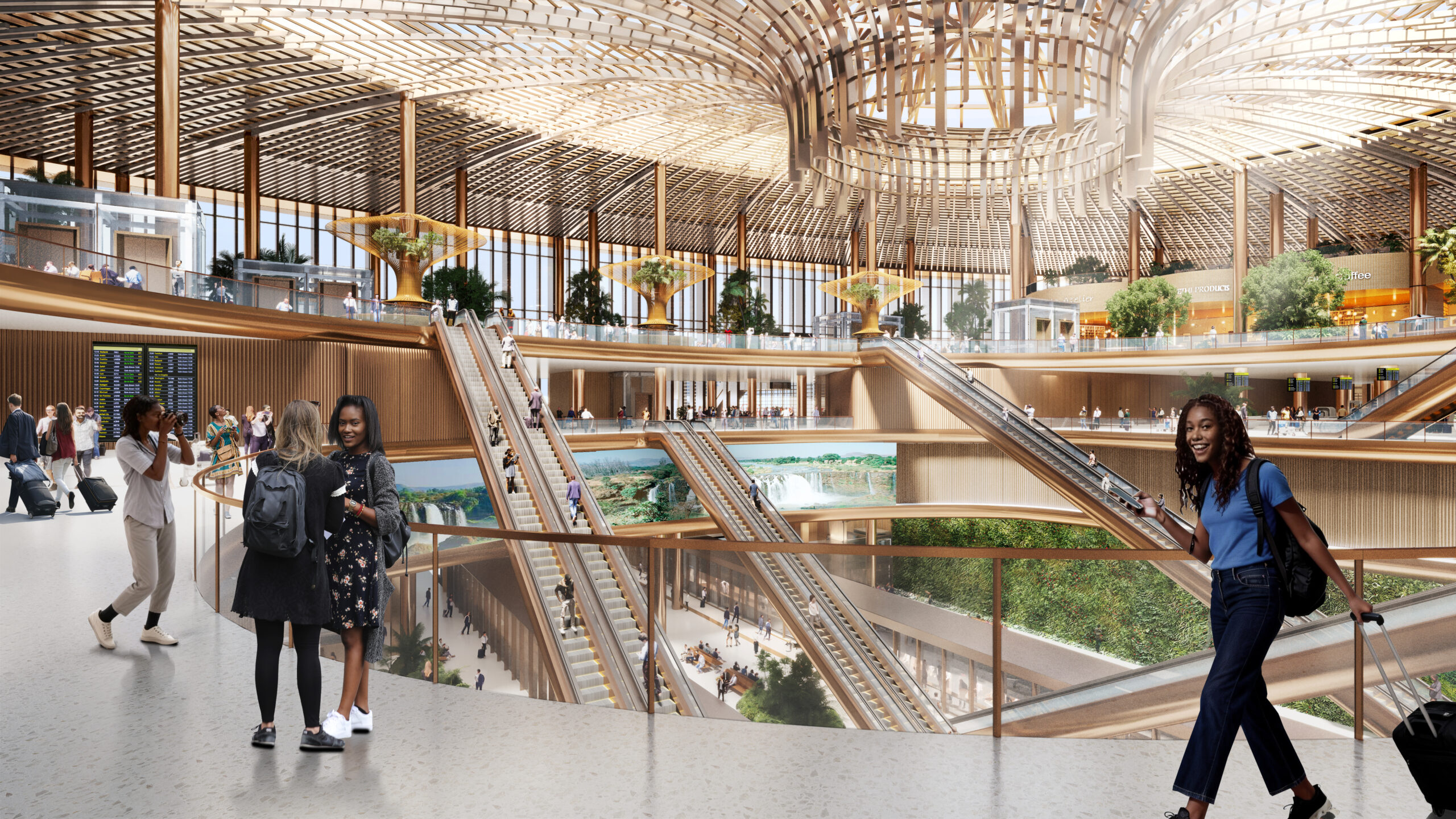 Bishoftu International Airport terminal rendering