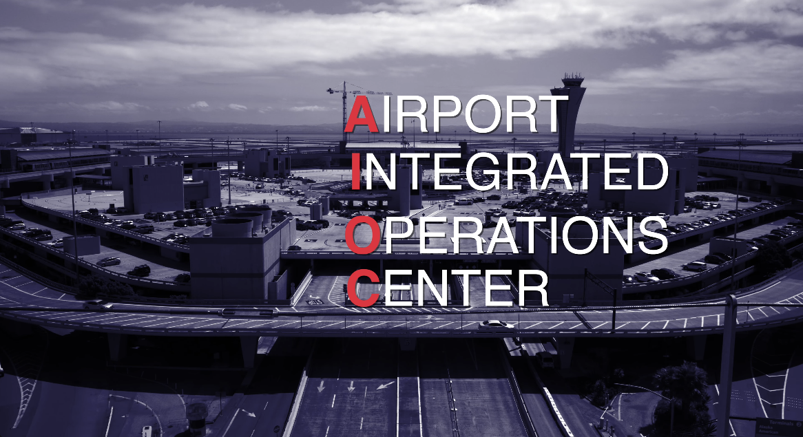 A graphic reading Airport Integrated Operations Center