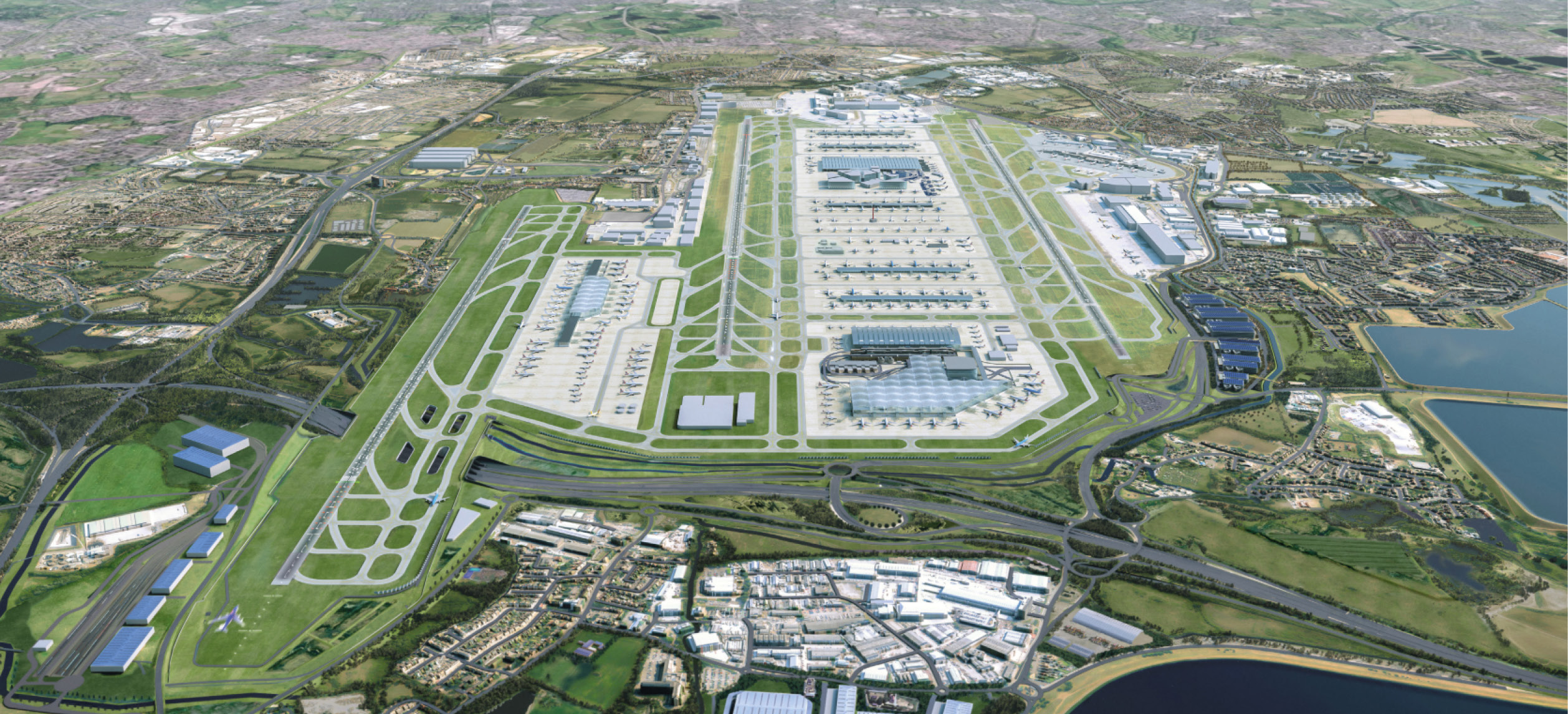 Heathrow from above