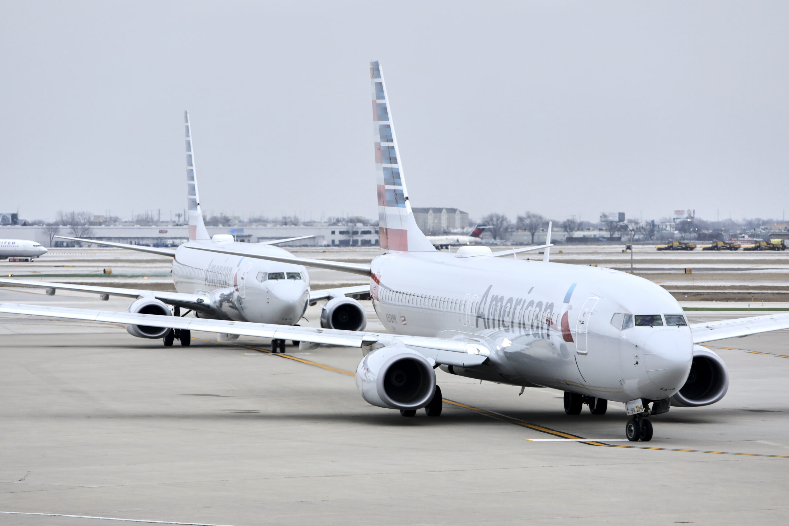 American Airlines tarmac activity