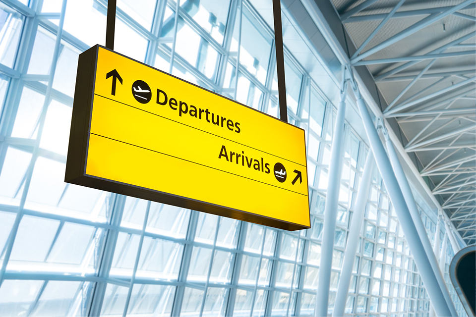 Arrival/Departure board