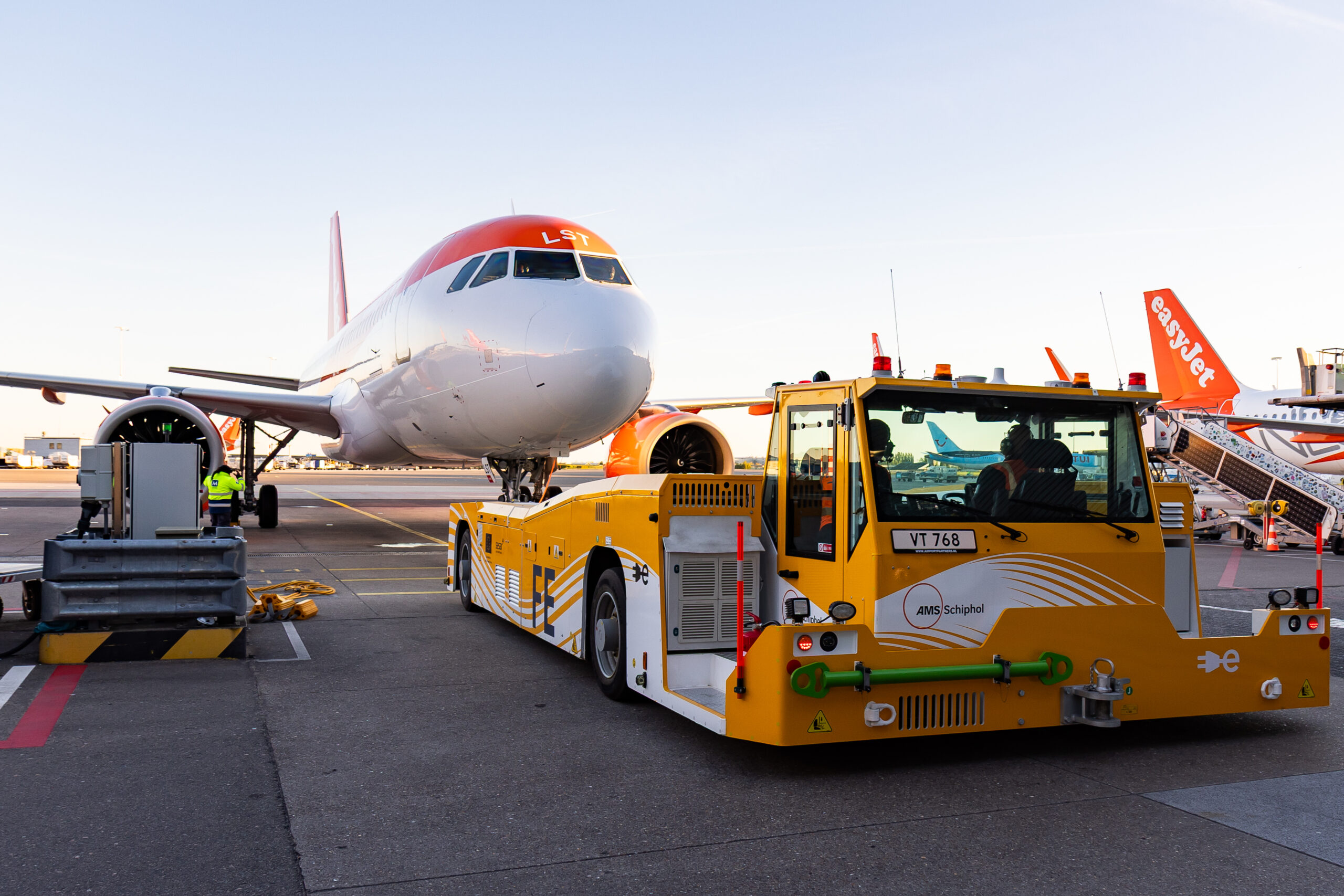 The electric TaxiBot is the world's first to be put into official operation