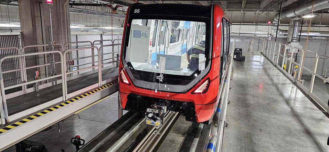 The new Innovia APM units entered service on 5 June