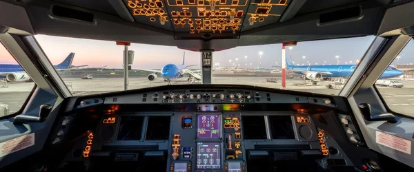 Plane cockpit