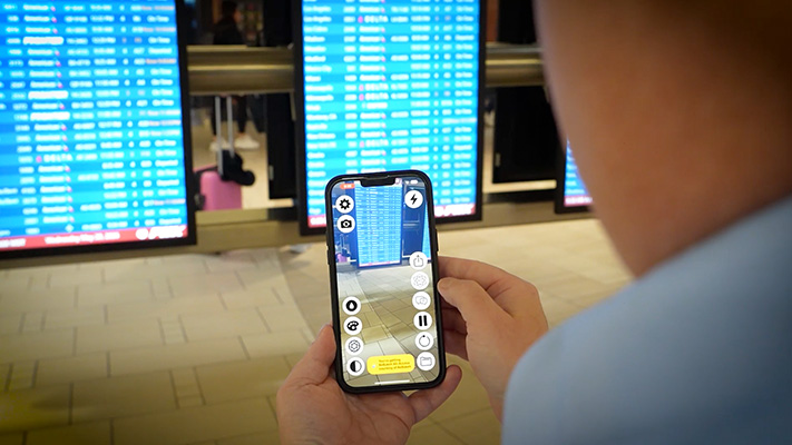 ReBokeh offers users the opportunity to utilise their mobile device to receive navigational help around PHX