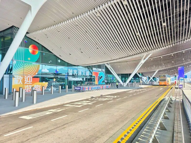 Passenger departures have now begun from HKG's newly-redeveloped Terminal 2 building