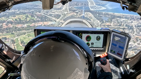 Archer's Midnight aircraft completed the inner city roundtrip in 18 minutes