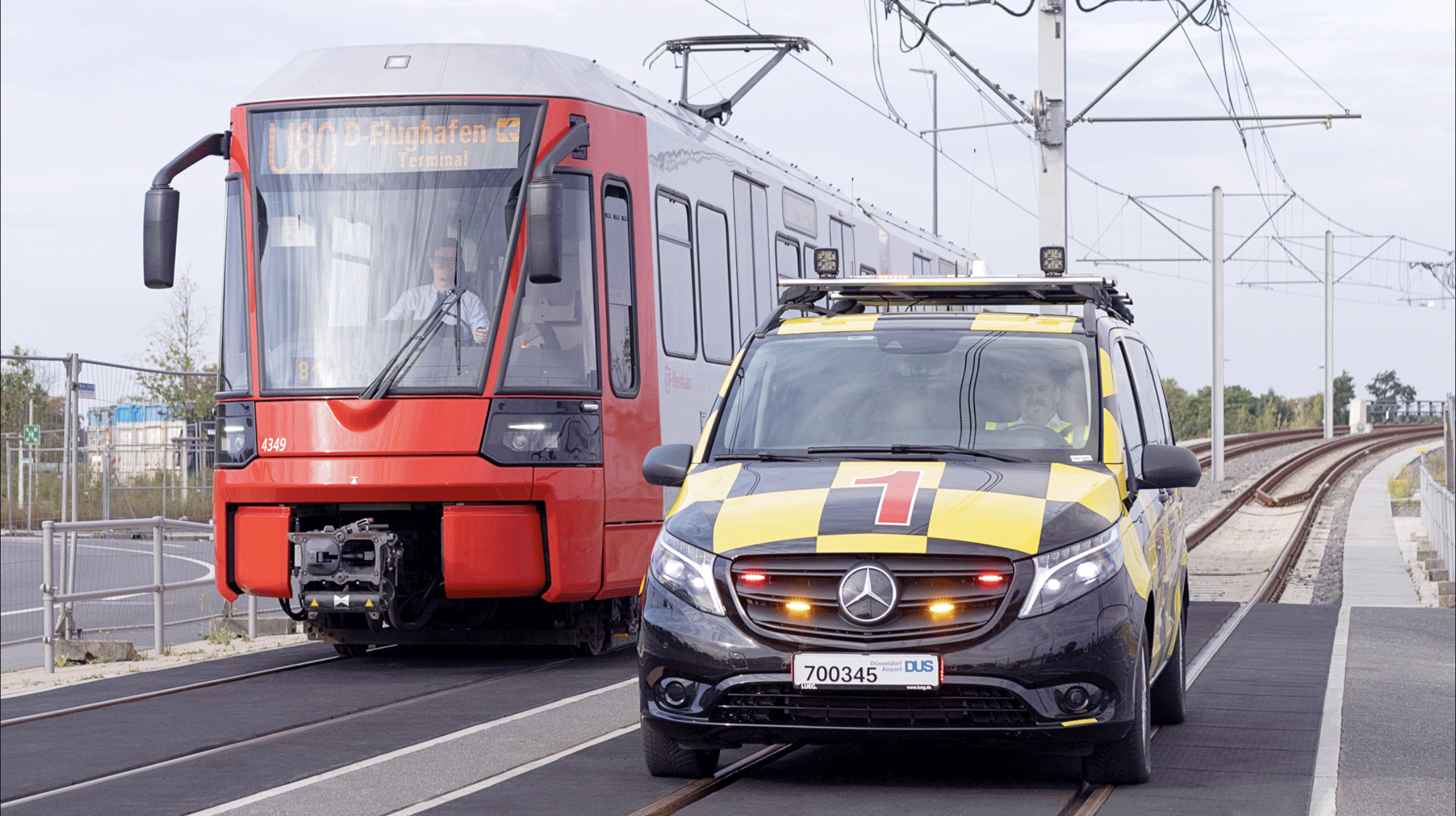The U80 provides a direct connection between Düsseldorf Airport and the city's Central Station